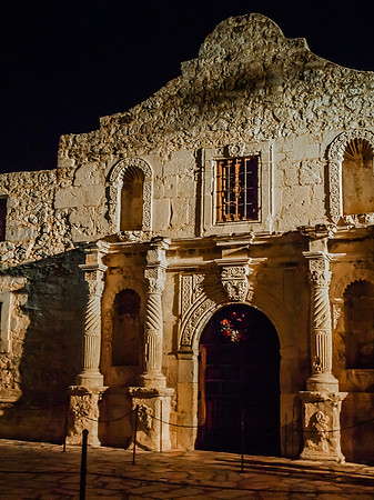 Alamo at Night